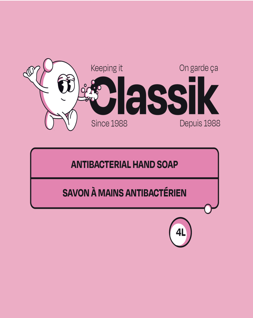 Classik Antibacterial Pink Hand Soap - QualiCan QAP Services Inc.